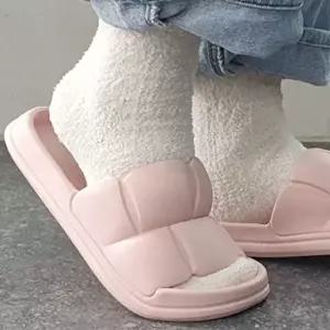 [엄지척]여성 쿠션슬리퍼 거실 사무실 슬리퍼 핑크