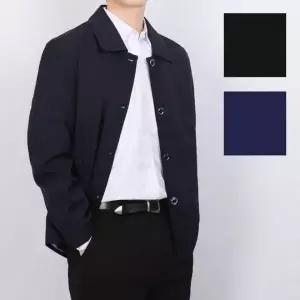 남성 트렌치코트 가을 간절기 하프 자켓 숏코트 반코트 점퍼