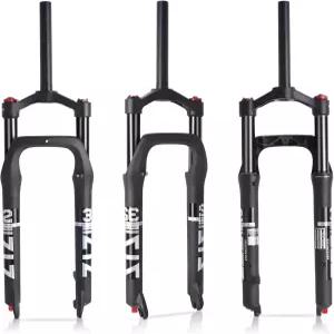 ZTZ 26 * 4.0인치 뚱뚱한 타이어 MTB 에어 서스펜션 포크 - 초경량 리바운드 조정 프론트 120mm 여행 135mm