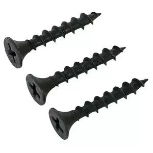 명화금속드라이월스크루(병목나사) 1봉 외날6x38 500EA (흑색)