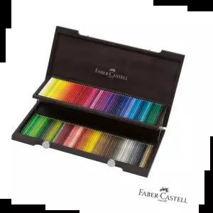 선물용품 파버카스텔 전문가용 수채색연필 120색 우드케이스