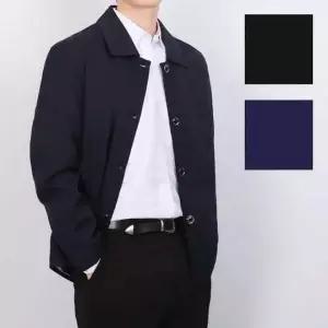 남성 트렌치코트 가을 간절기 하프 자켓 숏코트 반코트 점퍼