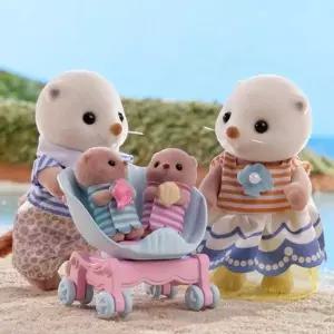 실바니안 패밀리 해달 가족 인형 피규어 장난감 (WFJBNPP)