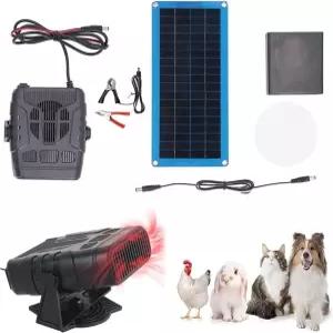 태양열 히터 겨울용 닭장 태양광 온실 닭장/가정/차량/온실용 20W/30W 패널 반려동물 집 건조 및 난방에