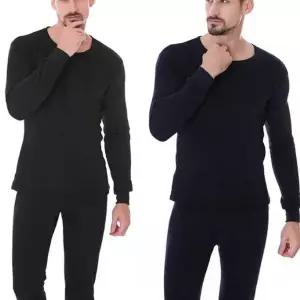 [하프클럽/]데일리 남자 안감 스티치 기모 방한 내의 세트