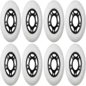 TGM 스케이트보드 인라인 스케이트 X8 휠 76mm 주황색 폴리우레탄 솔리드 패턴 남자 813 남녀 공용 야외