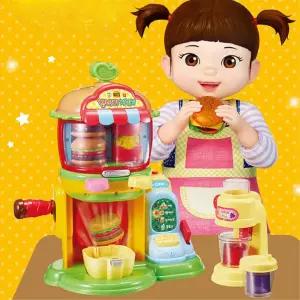 유아 콩순이 소리나는 햄버거 포장 자판기 가게 장난감 아이선물 어린이집 키즈