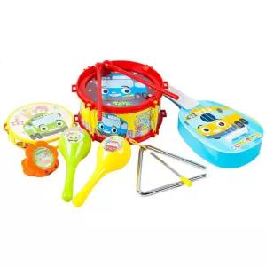 유아 타요 미니 북 기타 탬버린 악기 6종 세트 장난감 어린이완구 아이 음악놀이