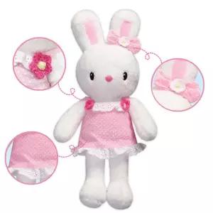 여아 중형 35cm 콩지래빗 토끼 인형 유아 장난감 역할놀이 아이 키즈 어린이 아동