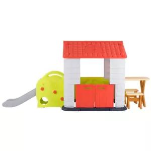 유아 대형 플라스틱 놀이집 미끄럼틀 책상 의자 세트 플레이텐트 아기선물 장난감