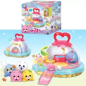 유아 하프와친구들 소리나는 미니 피규어 인형의집 장난감 완구 여자아이 여아