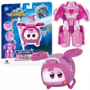 유아 슈퍼윙스 아리펫 미니 헬리콥터 변신로봇 장난감 남아선물 아동 동작 완구