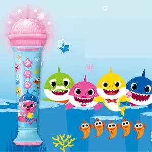 유아 상어가족 동요 노래 그림책 LED 마이크 장난감 음악놀이 키즈 아동완구 아이