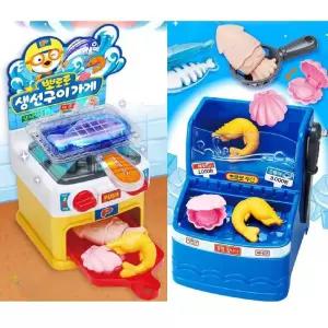 유아 뽀로로 색이변하는 생선구이 물고기 가게 장난감 여아 쇼핑놀이 아이 마켓