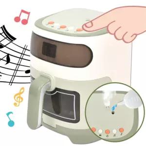 유아 연기나오는 에어프라이어 주방놀이 요리 장난감 그린 아기 여자아이 여아