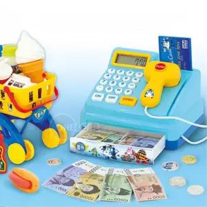 유아 로보카폴리 계산기 계산대 카트 세트 마트 장난감 키즈 가게놀이 어린이