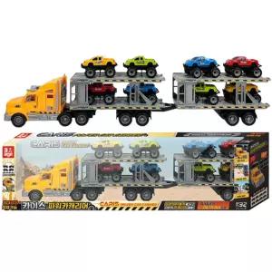 유아 특대형 카캐리어 트레일러 트럭 미니카 세트 장난감 선물용 어린이완구 아동