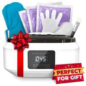 손과 발을 위한 파라핀 왁스 기계 - 3400ml 손 빠른 가열, 조절 가능한 온도 2가지 열 모드 액세서리 키트 겨울철 집에서 부드러운 피부와 휴식을 스파