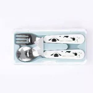 [에이치플러스몰]WL 스텐 스푼포크 깔끔 케이스 세트 스푼포크세트