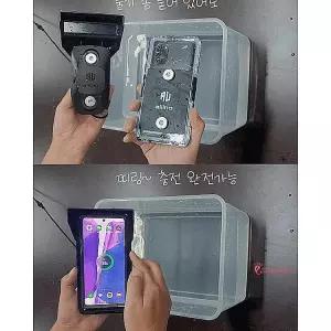 방수케이스 아이폰호환 국산 충전용 갤럭시 오토바이 호환 전기종 거치대 자석 바이크 라이더 자전거 스쿠e