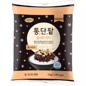 동서 리치스 통단팥 골드 파우치 (3kgx4개) 1BOX 얼음과자 여름간식 빙수재료 팥빙수토핑