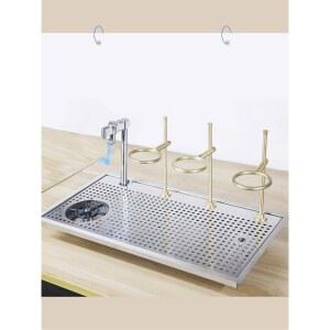 커피 드립 싱크대 워셔 커피가루 정수형 컵세척 드립트레이 스텐 드립스테이션 유리 피처