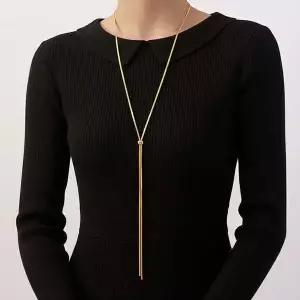 [콩심팥심]데일리 글로시 스네이크 레이어드 목걸이