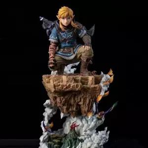 고품질 젤다의 전설 링크 왕국의 눈물 애니메이션 GK 대형 피규어