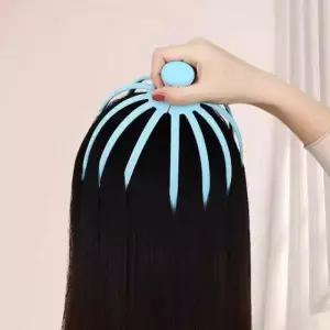 360도 롤러 두피 마사지기 문어발형 머리 안마기구 (WFJUXYP)