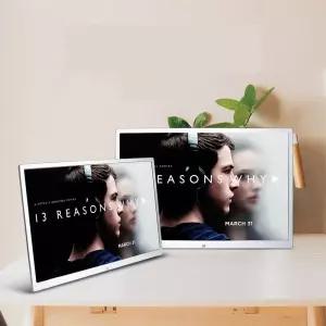 디지털액자 17인치 전자 모니터 시계 앨범 달 서브