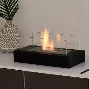 [콩심팥심]에탄올 가정용 화목 난로 사각 불멍 램프