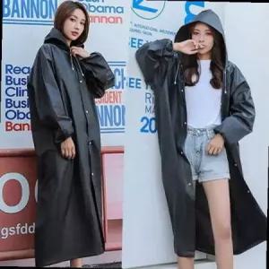 블랙 레인코드 여성 비옷 바이크 우비 남자 우의 패션