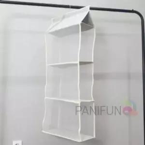 가방 수납 정리대 걸이형 베이지색 진열대 보관함 정리함