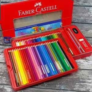 파버카스텔 수채색연필 60색+연필+깎이+지우개+붓 Set