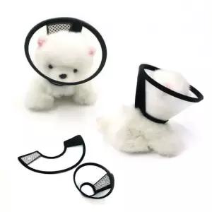 F1 애완동물 목보호대 소형 반려동물목카라 넥카라 반려견목보호 반려묘넥보호대 반투명넥카라