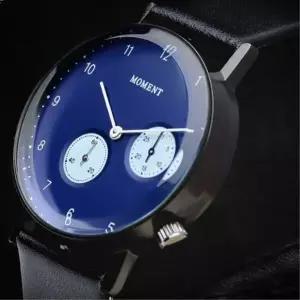 /신상오픈런 여성용 캐주얼 블루 가죽 미니 손목 시계