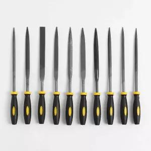 [콩심팥심]야스리 쇠줄 연마봉 파일 10종 세트 목공야스리 철공야슬이