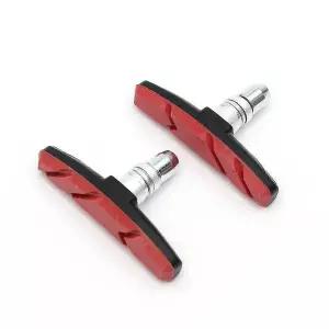 [알티피아]자전거 V브레이크 패드 브레이크슈 레드