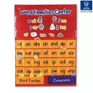 러닝리소스 워드패밀리 라임포켓 차트 수업용 영어공부 그림카드 문자 챠트 어린이 교사용