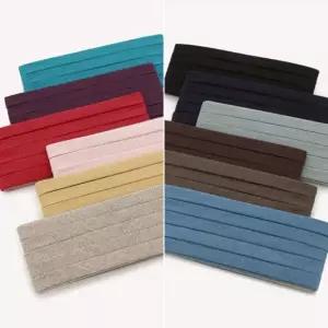 소잉데일리_코튼린넨 바이어스 테이프 10mm 11종 단색 가방 소품 의류 홈패션 면마