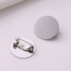 원판핀 브로치핀 코사지받침 리본 공예 부자재 20mm 코사지만들기