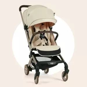 [롯데백화점]에그 에그 스카이2 유모차 레더렛 샌드스톤 (레인커버,트래블백,쿨라이너 증정)