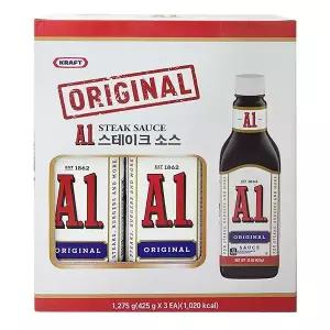 크레프트 에이원 스테이크 소스 425g x 3개/코스트코 스테이크소스
