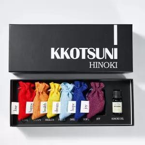 꽃순이 국산 편백나무 큐브 오일 피톤치드 집들이 선물세트