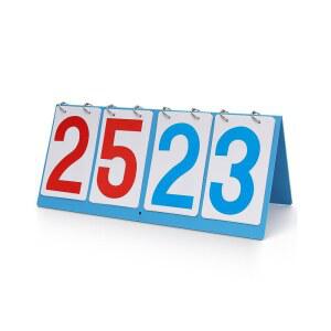 TTeebmi 스코어보드 스코어키퍼 플립 플리퍼, 및 멀티 배구, 탁구 수동 카드, 게임용 스포츠 콘홀, 농구, 플라스틱 프리미엄 방수