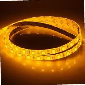 12V 밝기향상 5050 3칩 플랙시블 LED바 옐로우LED 5M