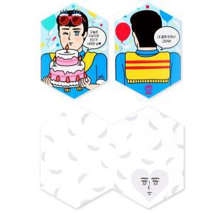 웃음 유발 선물 레터 카드 박스 케이크 천사 남친 마음 을 전하는 이벤트 편지 엽서