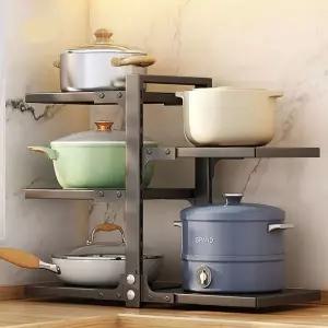 프라이팬 냄비 정리 선반 조리기구 수납 냄비정리대 주방선반