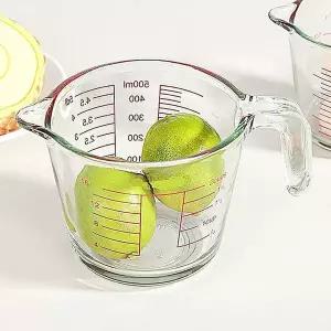 유리 계량컵 500ml 컵 주방계량컵 베이킹계량컵 계량도구