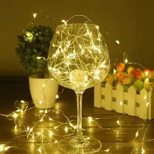 LED MQN906Q5 와이어 줄 조명 트리 전구 미니 감성